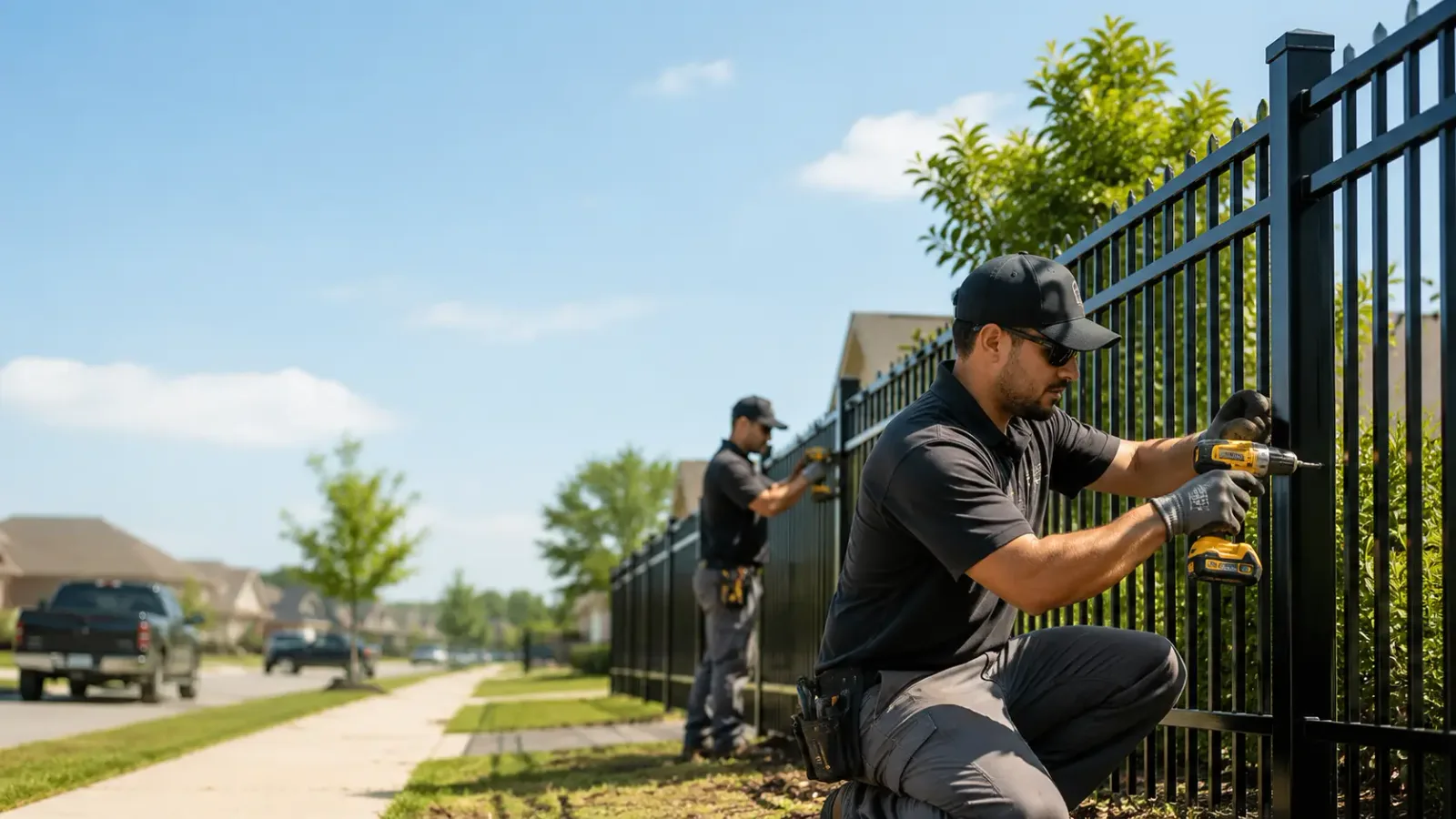 Metal Fence Installation in Highlands, TX